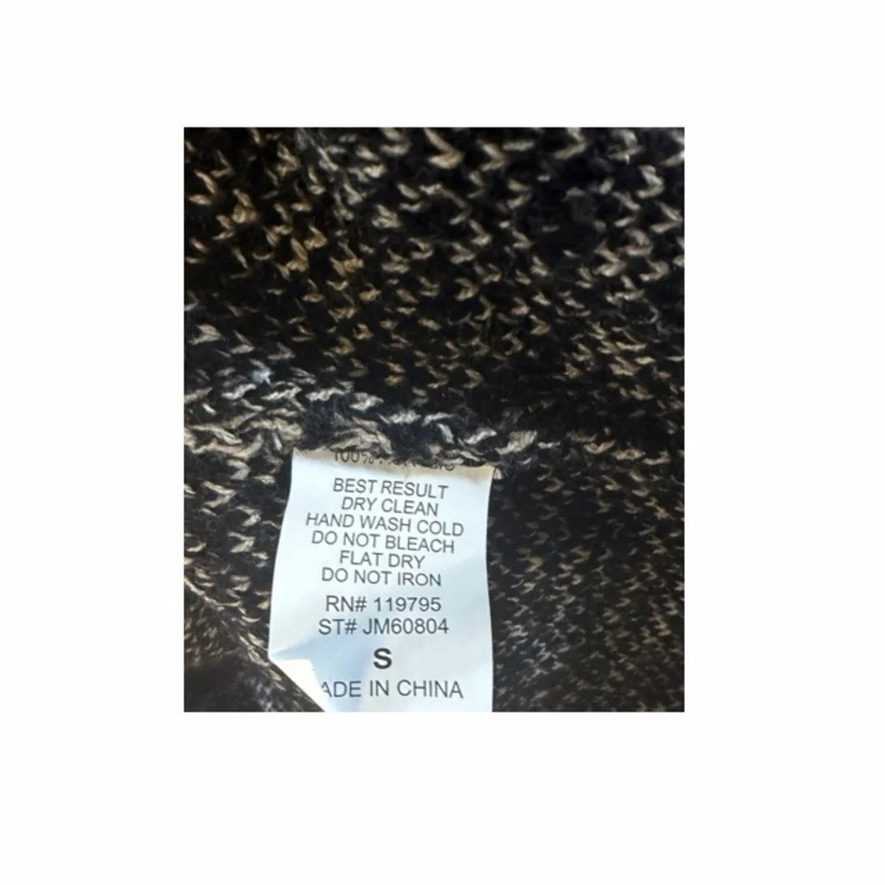 Moon Fringe Draped Collar Cardigan‎ Poncho Sweater
